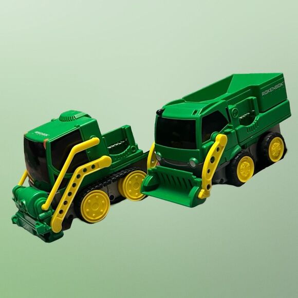Vintage 1997 Rokenbok System Front Loader & Transgripper Vehicle Wireless RC - Picture 1 of 6